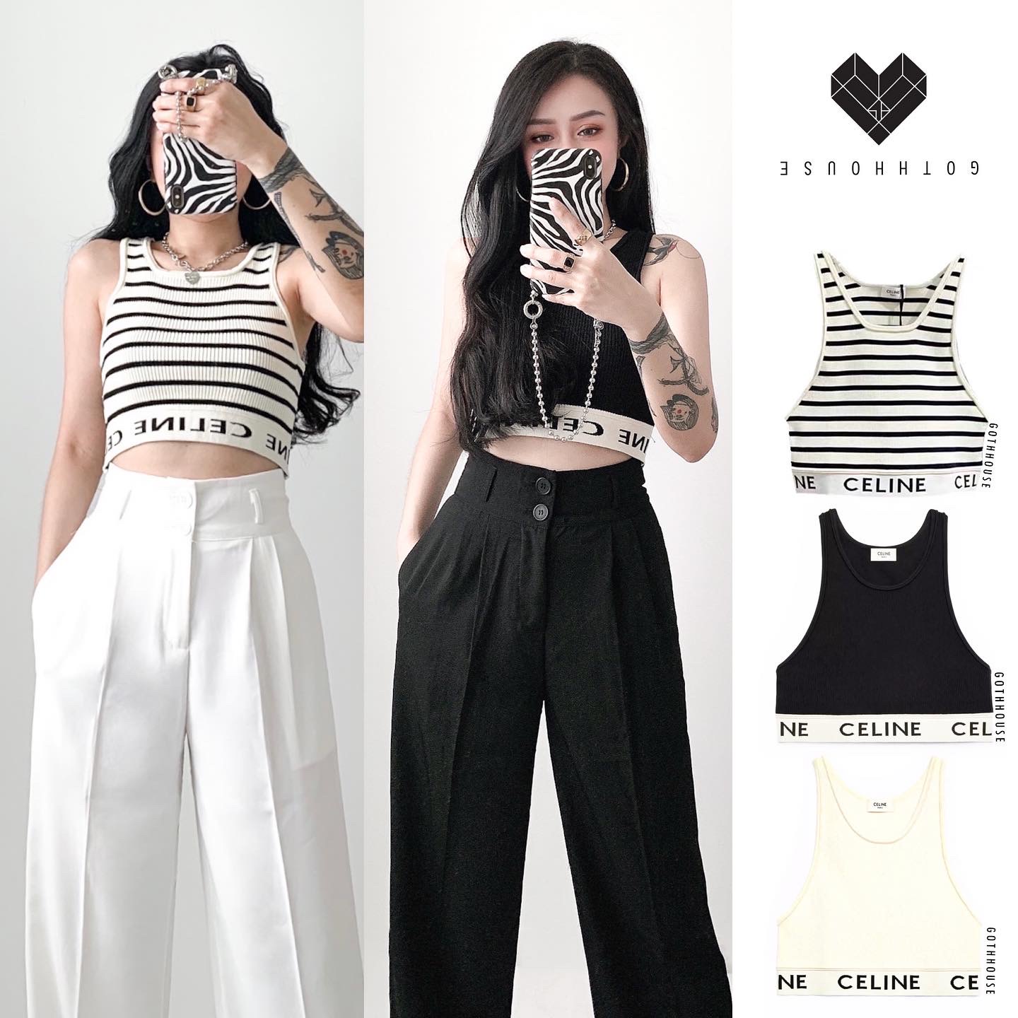 Celine CropTop - GOTHHOUSE