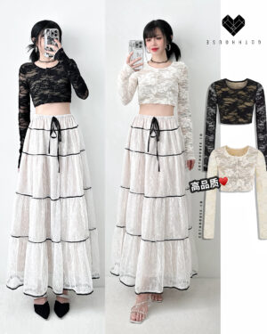 Unseen Long Sleeve Lace Top