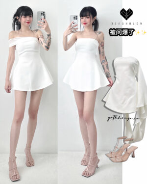 Soulie Dress in White